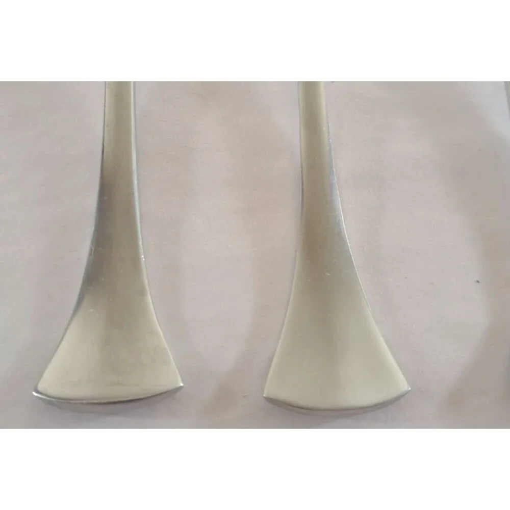 Dansk Thistle Serving Spoons & Fork Set of 5 France Japan Modernist Elegant